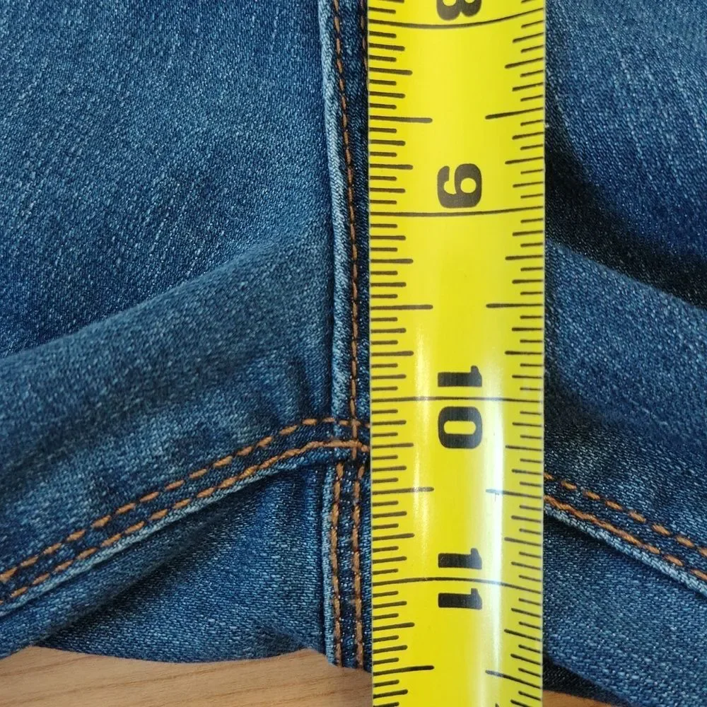 SoundStyle Jamie Crop Slim And Sleek Performance Stretch Denim Jeans Size 12